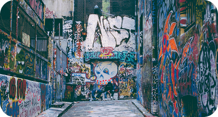 Graffiti wall